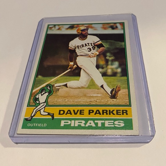 1976 Topps Baseball Card Other - Dave Parker 1976 Topps Baseball Card Vintage Collectible # 185